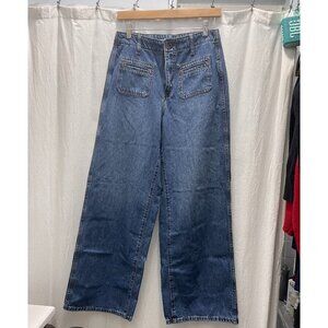 Old Navy Drapey Denim – High Rise Baggy Wide Leg